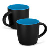 Black Light Blue Fitzroy Coffee Mugs